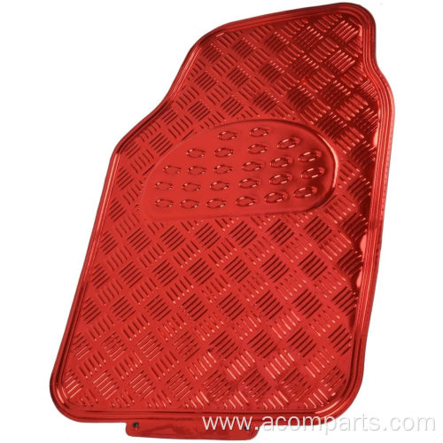 Metallic Design Car Floor Mat(blue)